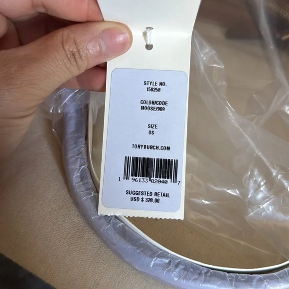 NWT , tory burch Emerson brown shoulder bag moose 150258 - Picture 15 of 15